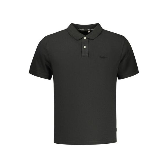 Pepe Jeans Black Cotton Men's Polo Men's Shirt